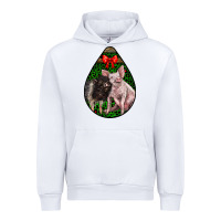 White christmas pig Urban Hoodie - LillyAllenDesigns