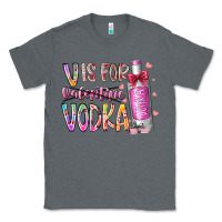 Charcoal Heather vis for valentine vodka Classic Tee - RacoonDesign