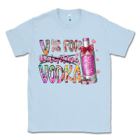 Dusty Blue vis for valentine vodka Classic Tee - RacoonDesign
