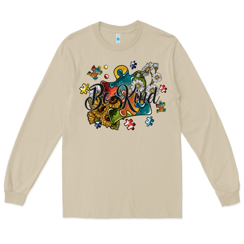 Be Kind Long Sleeve Tee by SublimationCraftShop | Teevron