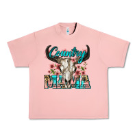 Salmon country mama Urban Heavy Tee - Zillion Design Studio