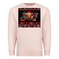 Pale Pink highland cow joy christmas tumbler Premium Sweatshirt - Jasminsmagicworld