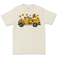Bone western bee gnomes truck sunflowers honeycomb beehive honey turquoise Premium Tee - Artiststas