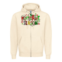 Sandshell peppermint season Zipper Hoodie - AdoDesignShop