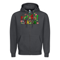 Smoke peppermint season Zipper Hoodie - AdoDesignShop