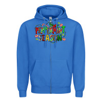 True Royal peppermint season Zipper Hoodie - AdoDesignShop