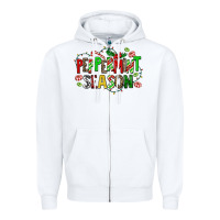 White peppermint season Zipper Hoodie - AdoDesignShop