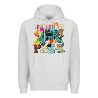 Dove Grey leveled up pre k Premium Hoodie - NancyCooperArtShop
