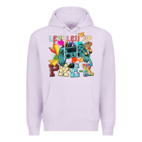 Lilac leveled up pre k Premium Hoodie - NancyCooperArtShop