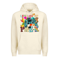 Sandshell leveled up pre k Premium Hoodie - NancyCooperArtShop