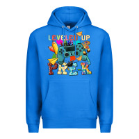 True Royal leveled up pre k Premium Hoodie - NancyCooperArtShop