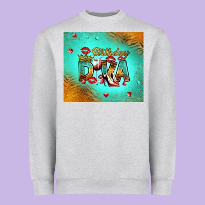 Heavyweight Sweatshirt birthday diva