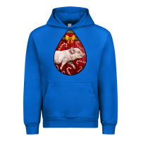 Cobalt christmas pig Urban Hoodie - LillyAllenDesigns