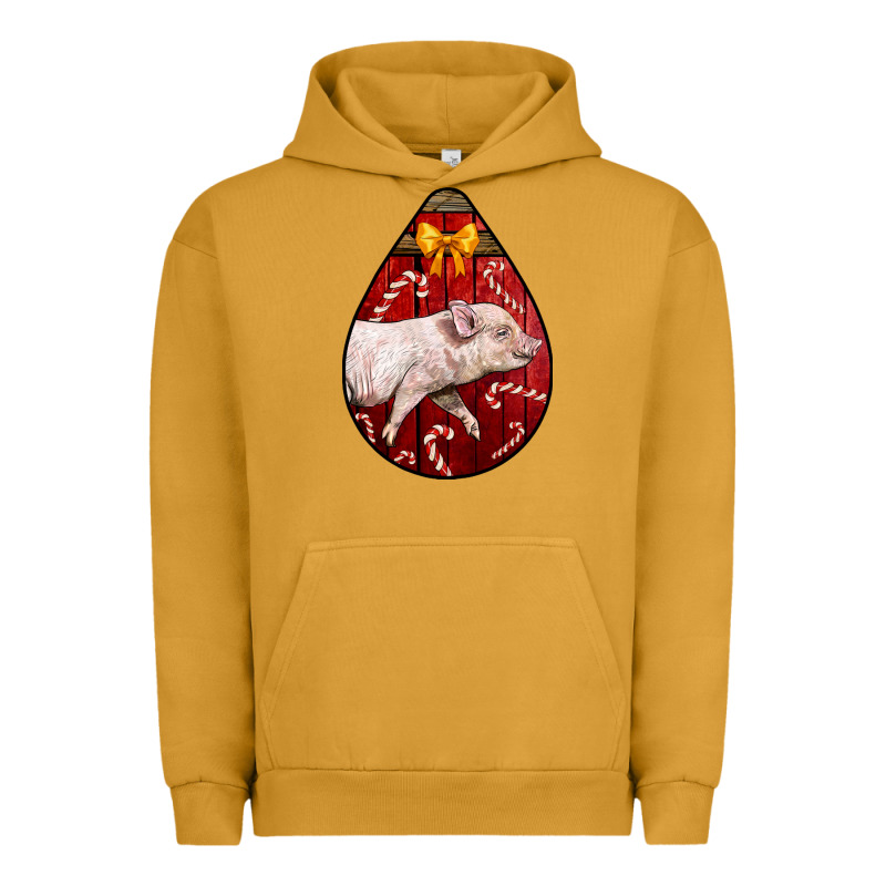 Christmas Pig Urban Hoodie by LillyAllenDesigns | Teevron