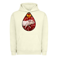Pigment Pistachio christmas pig Urban Hoodie - LillyAllenDesigns