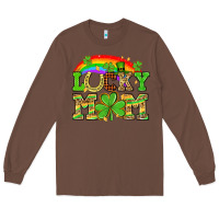 Chestnut One lucky mom St. Patricks Day Long Sleeve Tee - Neo Western
