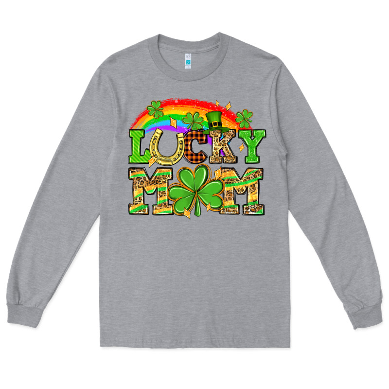 One Lucky Mom St. Patricks Day Long Sleeve Tee by Neo Western | Teevron