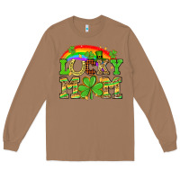 Toasted Coconut One lucky mom St. Patricks Day Long Sleeve Tee - Neo Western