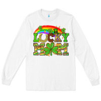 White One lucky mom St. Patricks Day Long Sleeve Tee - Neo Western