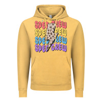 Vintage Mustard sped crew Vintage Hoodie - MaliasSmallBusiness