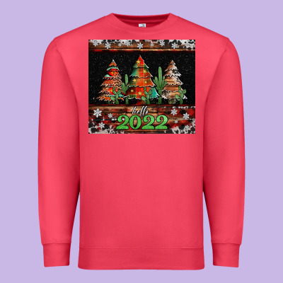 Hello 2022 Tumbler Premium Sweatshirt Designed By Jasminsmagicworld