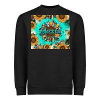 Black blessed sunflowers Heavyweight Sweatshirt - RanaPortraitStore