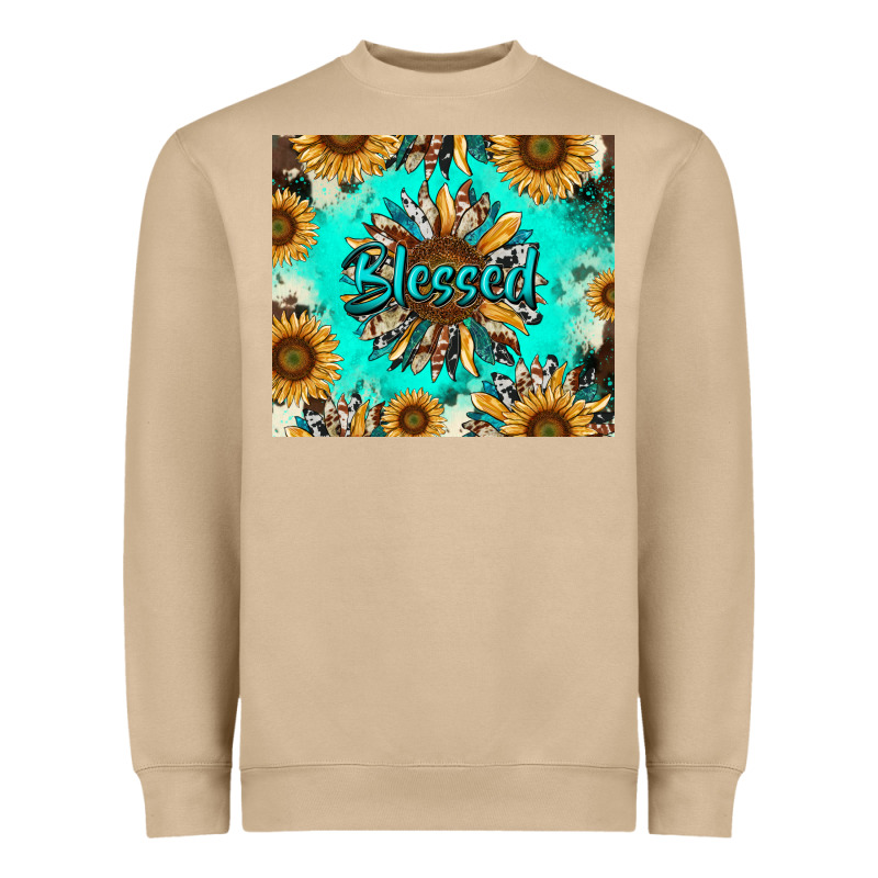 Blessed Sunflowers Heavyweight Sweatshirt by RanaPortraitStore | Teevron