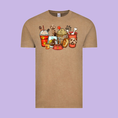 Vintage Tee labradoodle coffee cups