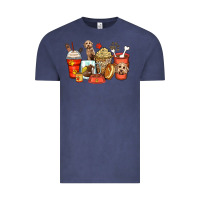 Vintage Denim labradoodle coffee cups Vintage Tee - Zillion Design Studio