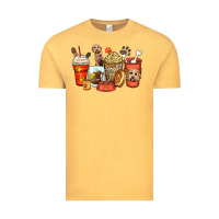 Vintage Mustard labradoodle coffee cups Vintage Tee - Zillion Design Studio