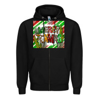 Black merry texmas  christmas Zipper Hoodie - AdoDesignShop