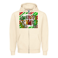 Sandshell merry texmas  christmas Zipper Hoodie - AdoDesignShop