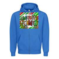 True Royal merry texmas  christmas Zipper Hoodie - AdoDesignShop