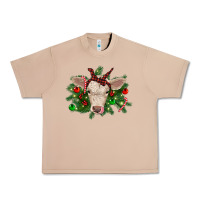 Burro Christmas charolais calf Urban Heavy Tee - RanaPortraitStore