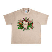 French Oak Christmas charolais calf Urban Heavy Tee - RanaPortraitStore