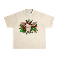Sandshell Christmas charolais calf Urban Heavy Tee - RanaPortraitStore