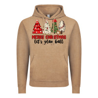 Vintage Coffee merry christmas let s play ball baseball Vintage Hoodie - MaliasSmallBusiness