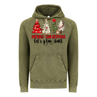 Vintage Olive merry christmas let s play ball baseball Vintage Hoodie - MaliasSmallBusiness