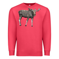 Cardinal Moose Buck Deer Premium Sweatshirt - LillyAllenDesigns