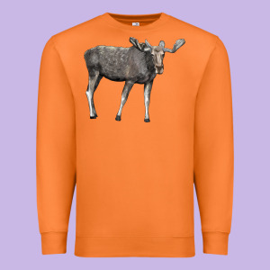 Moose Buck Deer Premium Sweatshirt Designed By Lillyallendesigns