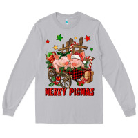 Moon Dust merry pig mas Long Sleeve Tee - FaDigitalArtStudio