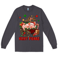 Smoke merry pig mas Long Sleeve Tee - FaDigitalArtStudio