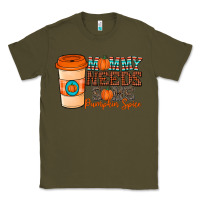 Army Green mommy needs some pumpkin spice Classic Tee - CowhideDigitalArt