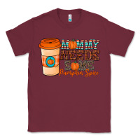 Burgundy mommy needs some pumpkin spice Classic Tee - CowhideDigitalArt
