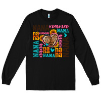 Black nana nana nana with hearts Long Sleeve Tee - AdoDesignShop