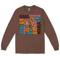 Chestnut nana nana nana with hearts Long Sleeve Tee - AdoDesignShop