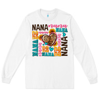 White nana nana nana with hearts Long Sleeve Tee - AdoDesignShop