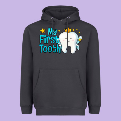 My First Tooth Tooth Fairy Heavyweight Hoodie Designed By Jasminsmagicworld