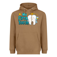 Toasted Coconut my first tooth tooth fairy Heavyweight Hoodie - Jasminsmagicworld