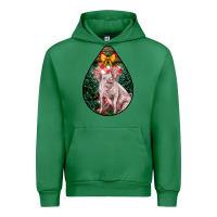 Emerald christmas pig Urban Hoodie - LillyAllenDesigns